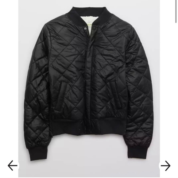 Offline Sherpa quilted bomber jacket medium - Picture 5 of 6